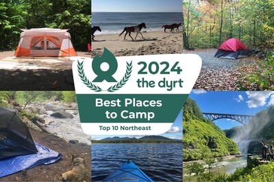 The Dyrt Announces the 2024 Best Places to Camp: Top 10 in the Northeast Region