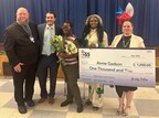 Pictured: ESS Zone Manager Kevin Gobin, ESS VP of Operations Joe Birmingham, Impact Award Winner Annie Gadson, SDP Deputy Chief of Talent Mgmt Dr. Kahlila Johnson, ESS Lead Zone Manager Amanda Donker