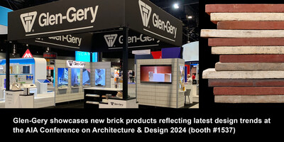 Glen-Gery showcases new brick products reflecting latest design trends at  the AIA Conference on Architecture & Design 2024 (booth #1537)