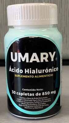 Supplément alimentaire non homologué d’acide hyaluronique UMARY (Groupe CNW/Santé Canada (SC))