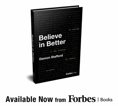 Damon Stafford Releases "Believe in Better" with Forbes Books.