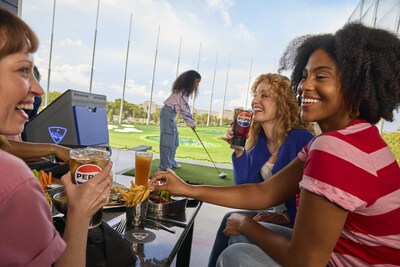 PepsiCo beverages will be rolled out to Topgolf's U.S. venues beginning May 15.