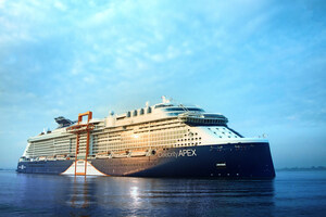 CELEBRITY CRUISES' REVOLUTIONARY SHIP CELEBRITY APEX® HOMEPORTS IN SOUTHAMPTON FOR FIRST-EVER SEASON FROM THE UK