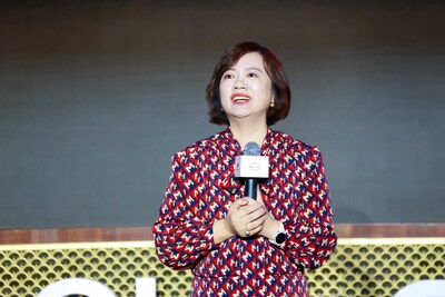 Jacqueline Shi, presidente de marketing global e serviço de vendas da Huawei Cloud (PRNewsfoto/HUAWEI CLOUD)