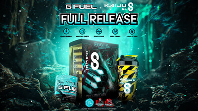 G FUEL celebrates the release of Kaiju No. 8 with new Full Release Energy Formula