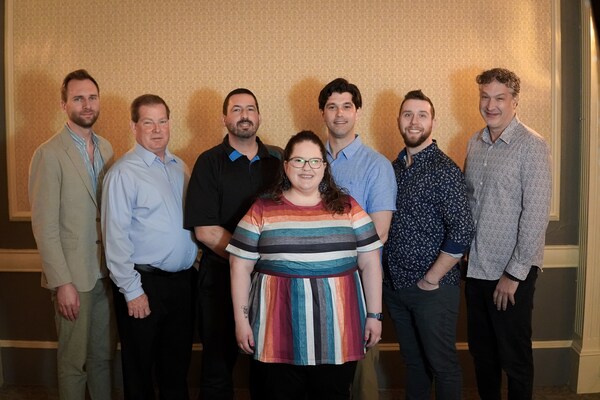 From left: Conor Steadman, Mark Cunningham, Mark Thomas, Lacey Hawkins-May, Justin Nucci, Jared Lindman, and Michael Cooper at the BMMA 2024 Annual Meeting in Austin, TX.
