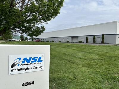 NSL Analytical’s new metallurgical testing laboratory in Cleveland, Ohio.