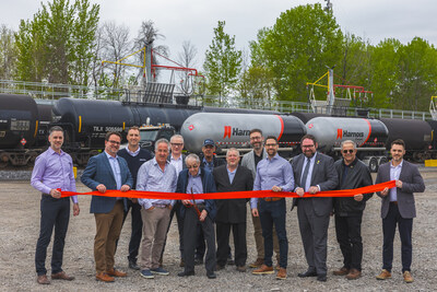 Inauguration of the rail spur for Harnois Énergies in Saint-Thomas