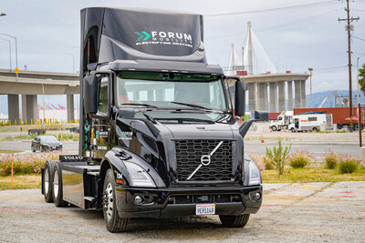 Forum Mobility truck charging depot groundbreaking ceremony at the Port of Long Beach