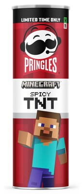 Limited time offer - Pringles x Minecraft Spicy TNT