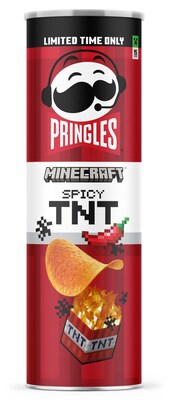 Limited time offer - Pringles x Minecraft Spicy TNT