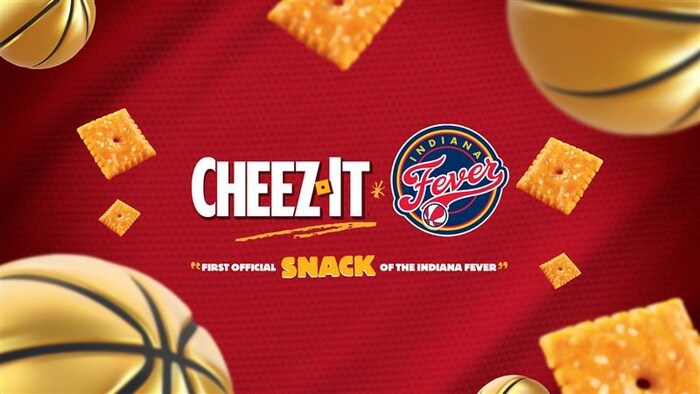 Cheez-It scores sponsorship as the first official snack of the Indiana Fever