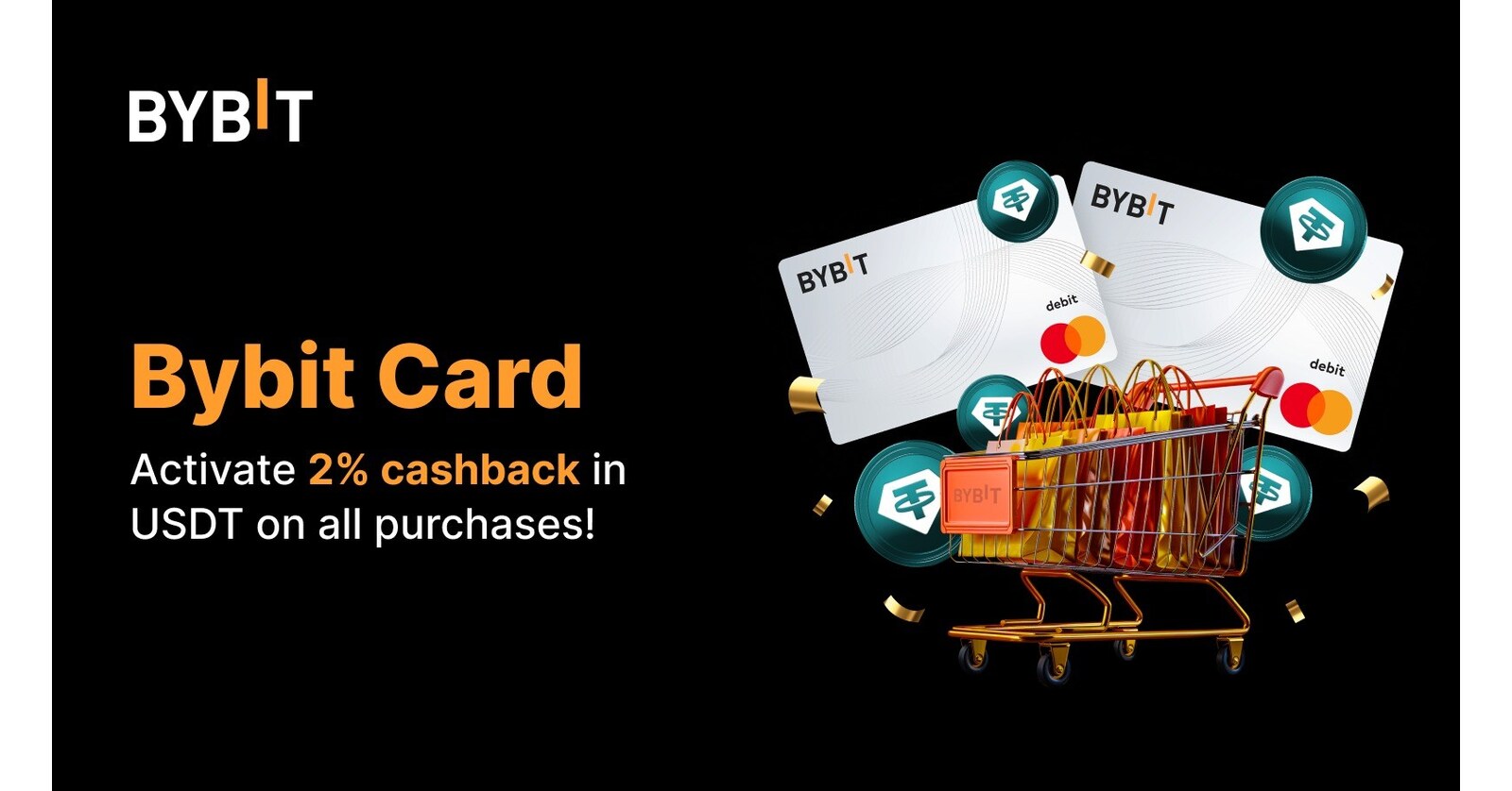 Bybit mejora el gasto en criptomonedas con sencillas recompensas de  reembolso del 2 %