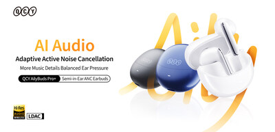 QCY AilyBuds Pro+ Semi In-ear Adaptive ANC Earbuds