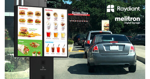 Raydiant and Melitron Join Forces to Transform the Drive-Thru Experience with Innovative Dynamic Pricing Board And Personalization Technology