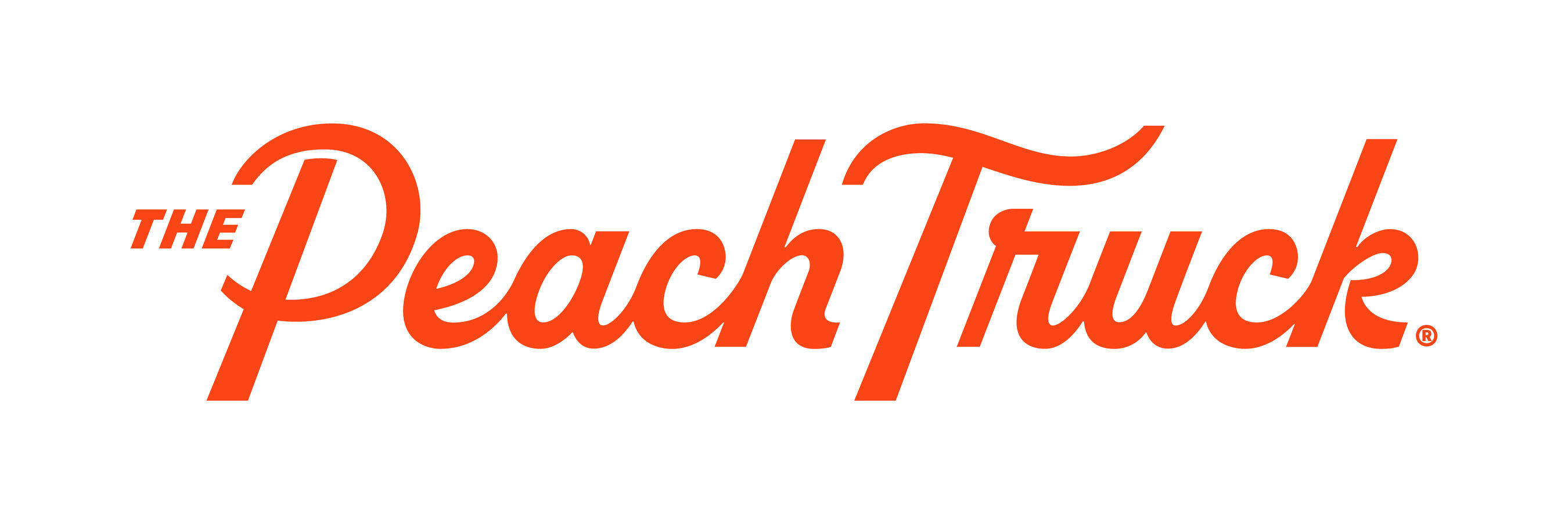 THE PEACH TRUCK, FAMOUS FOR DELIVERING THE SEASON'S FRESHEST PEACHES