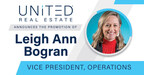United Real Estate Announces Promotion of Leigh Ann Bogran to Vice President of Operations
