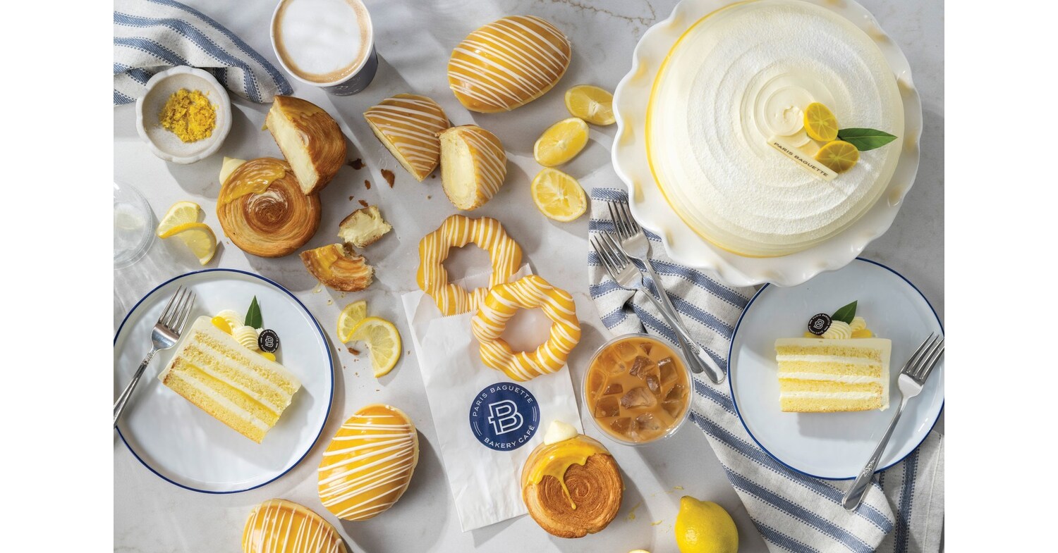 Squeeze the Day! Lemon is Taking Over the Menu at Paris Baguette Cafés  Nationwide Just in Time for the Summer