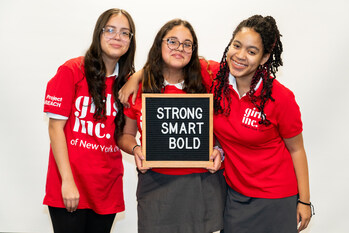 Girls Inc. of NYC ninth grade participants / Image by Adina Lerner