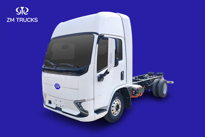 ZM Trucks Reveals Five North American Models, Including ZM8, a Class 6 Battery Electric Vehicle.
