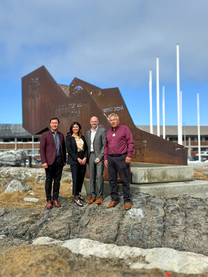 Malik Hegelund Olsen – Executive Chairman, Air Greenland, Shelly De Caria – President & CEO, Canadian North, Jacob Nitter Sørensen – CEO Air Greenland, Johnny Adams – Executive Chairman, Canadian North (CNW Group/Canadian North)