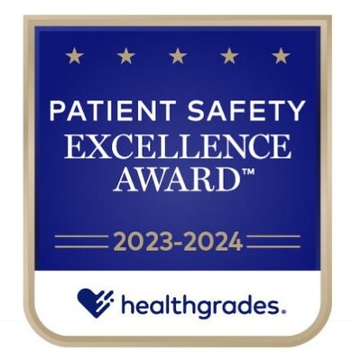 Foothill Regional Medical Center Healthgrades Patient Safety Excellence Award 2024