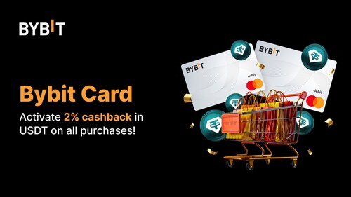 Bybit Enhances Crypto Spending with Easy 2% Cashback Rewards (PRNewsfoto/Bybit)