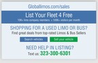 Global Limos Fills Gap in Fleet Vehicle Sales with Largest Bus &amp; Limo Sales Website
