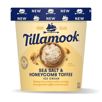 Allen describes the award-winning flavor as “honey ice cream with crunchy honeycomb toffee and sea salt combining for sweet and salty perfection.” The Tillamook Sea Salt & Honeycomb Toffee Ice Cream is available in pint size at grocery retailers nationwide.