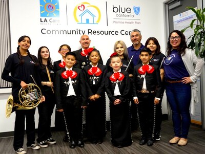 Members of Robert Fulton College Preparatory Band and Haddon Avenue STEAM Academy and Magnet Mariachi Band