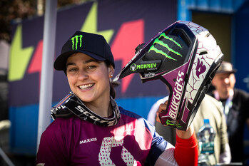 Monster Energy’s Marine Cabirou Takes First Place at UCI Downhill Mountain Bike World Cup in Bielsko Biala, Poland