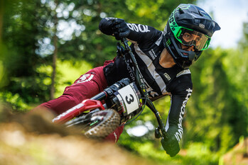 Monster Energy's Loris Vergier from Cagnes-Sur-Mer, France Claims Third Place in Elite Men’s Division at UCI Downhill Mountain Bike World Cup in Bielsko Biala, Poland