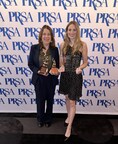 Violet PR's founder and president, April Mason, and vice president, Christina Forrest, accepted the awards at the Anvil Award ceremony in New York City.