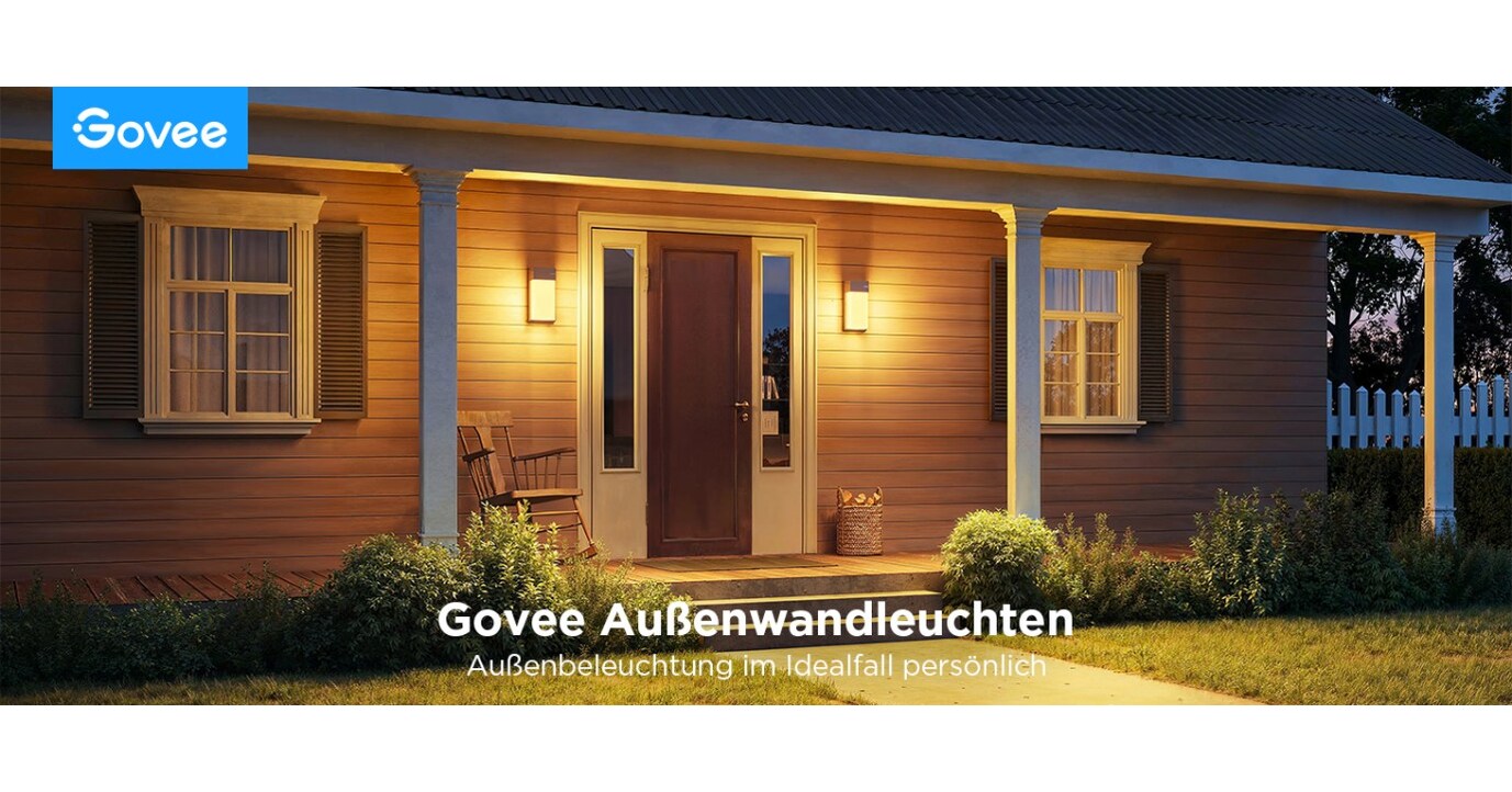 Entdecken Sie die ultimative Au&szlig;en-Lebenskunst mit der neue Au&szlig;enwandleuchte von Govee