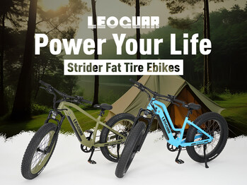 Bicicleta eléctrica Fat Tire de 26" | Motor de 750 W | Precio de lanzamiento de $ 1,799.00 | Leoguar Strider