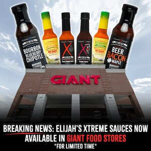 #1 Fastest-Growing Hot Sauce Brand Online, Elijah's Xtreme, Expands Reach Further into the South and Canada