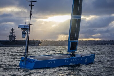 Outpost Bluebottle Variant Operating in San Diego Harbor