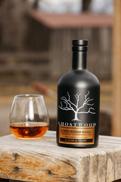 Ghostwood Distilling Co.'s Blended Bourbon Whiskey Finished in Chardonnay Casks