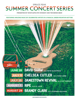 2024 Spruce Peak Summer Concert Series Poster