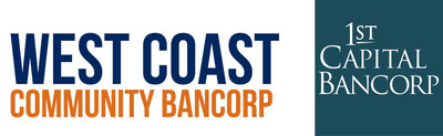West Coast Community Bancorp and 1st Capital Bancorp logos
