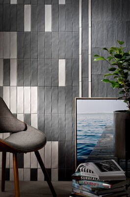 Lunada Bay Tile Graphite Black Iron