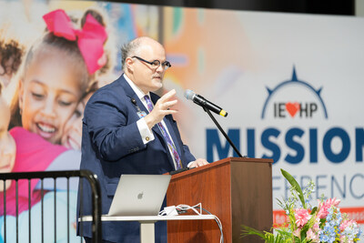 Jarrod McNaughton, chief executive officer of Inland Empire Health Plan, spoke at the 2024 Mission Conference on May 3 at the health plan's Rancho Cucamonga headquarters. The event invited health care providers, organizations and community leaders out for a day of networking and learning.