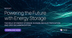 Powering the Future with Energy Storage: New Report Released