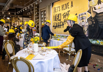 Voodoo Ranger wreaks havoc on teatime in New York City to celebrate the national launch of Voodoo Ranger Hardcharged Tea.
