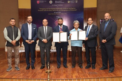 A key highlight during the ceremony was the signing of a Memorandum of Understanding (MoU) between the Cognitive Computing and Brain Informatics (CCBI) research group of Nottingham Trent University (UK) and the newly established Amity Cognitive Computing and Brain Informatics Centre (ACCBI).