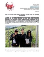 Italian Wine Podcast PR on the "Orchidea" award - PDF version