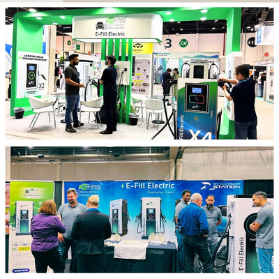 E-Fill Electric at the National Franchise Show, Houston, Texas, USA, and Electric Vehicle Innovation Summit, Abu Dhabi, UAE