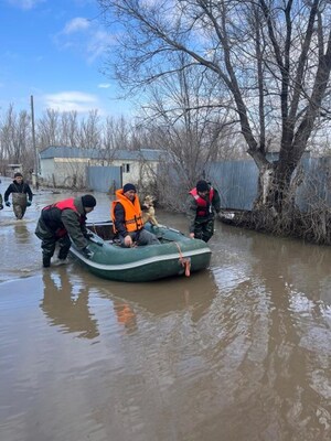 Photo Credit: Ministry for Emergency Situations of the Republic of Kazakhstan (PRNewsfoto/Bulat Utemuratov Foundation)