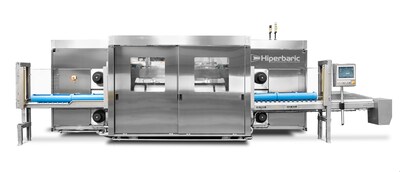The Hiperbaric 55L HPP equipment, manufactured by Hiperbaric. (Photo courtesy of Hiperbaric)