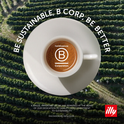 illy BCORP sticker